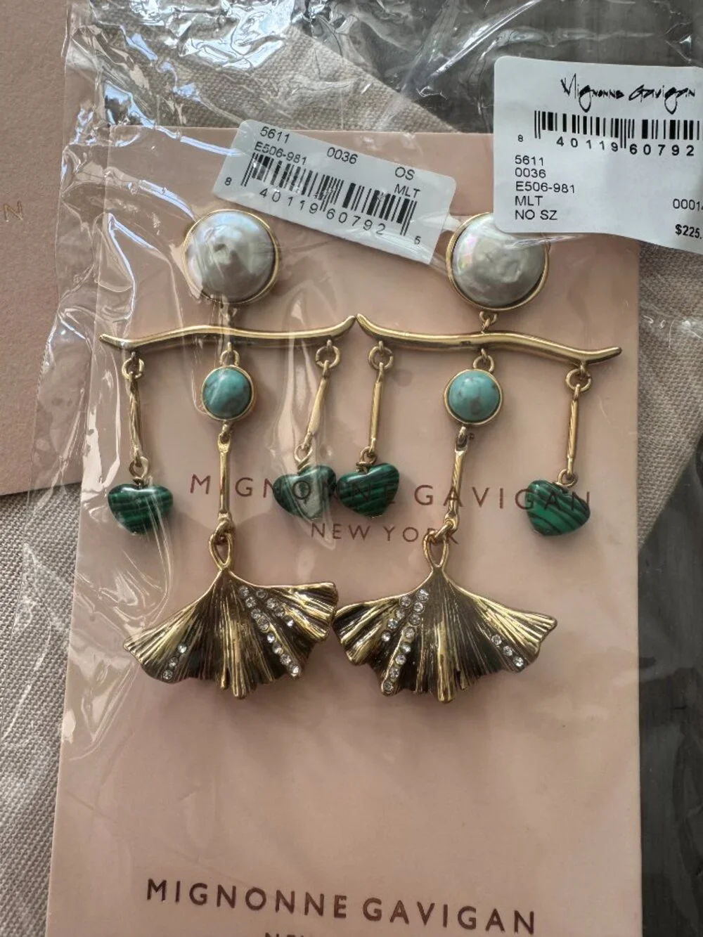 ✨ NEW Mignonne Gavigan Gingko Lux Drop Earrings